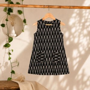 Monochrome Bloom Dress